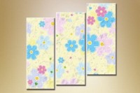 Картина Magic Color Triptych Abstraction 101 (1609957)