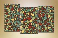 Картина Magic Color Triptych Abstraction 110 (1609967)