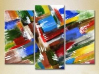 Картина Magic Color Triptych Abstraction Blue/Red (2229506)