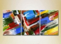 Картина Magic Color Triptych Abstraction Blue/Red (2229508)