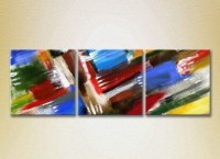 Картина Magic Color Triptych Abstraction Blue/Red (2229510)