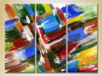 Картина Magic Color Triptych Abstraction Blue/Red (2229512)