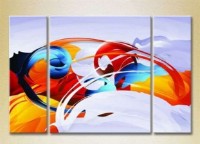 Картина Magic Color Triptych Abstraction firefox (2229519)