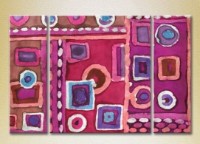 Картина Magic Color Triptych Abstraction Lilac/Pink (2229524)