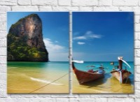 Картина ArtPoster Moored boat off the French Riviera (3453787)