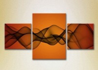 Картина Magic Color Triptych Abstraction Orange/Black (2229494)