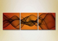 Картина Magic Color Triptych Abstraction Orange/Black (2229504)