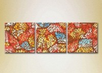 Картина Magic Color Triptych Abstraction Red/Blue (2229484)