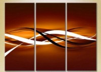 Картина Magic Color Triptych Abstraction Brown and White (2229497)