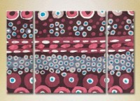 Картина Magic Color Triptych Abstraction Burgundy/Blue (2229456)