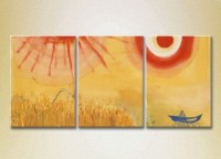 Картина Magic Color Triptych Abstraction Chagall (2229530)