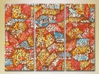 Картина Magic Color Triptych Abstraction Red/Blue (2229487)
