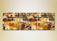 Картина Magic Color Triptych Abstraction Yellow/Brown (2229544)