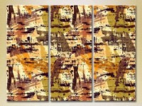 Картина Magic Color Triptych Abstraction Yellow/Brown (2229545)