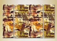 Картина Magic Color Triptych Abstraction Yellow/Brown (2229546)
