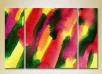 Картина Magic Color Triptych Abstraction Yellow/Green (2229464)