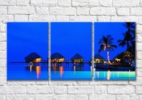 Pictură Magic Color Sunset Bungalow by the Sea (3469257)