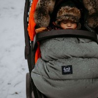 Husa de iarnă pentru copii La Millou Uni Velvet Collection Khaki  imaginea #3 — magazin online Desire.md