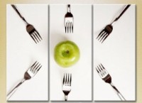 Картина Magic Color Triptych Apple and Six Forks (2698747)