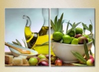 Pictură ArtPoster Olives and olive oil 01 (2602708)