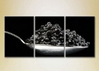 Pictură Magic Color Triptych Black Caviar (2698731)