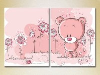 Картина ArtPoster Pink bear 01 (2225827)