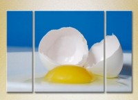 Pictură Magic Color Triptych Broken Egg (2698728)