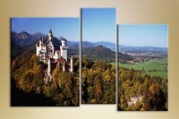 Картина Magic Color Triptych Castle (2658901)
