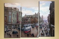 Картина Magic Color Triptych Cities and Countries (2658677)