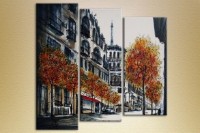 Картина Magic Color Triptych Cities and Countries (2658678)