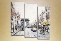 Картина Magic Color Triptych Cities and Countries (2658679)