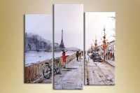 Картина Magic Color Triptych Cities and Countries (2658682)