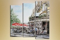 Картина Magic Color Triptych Cities and Countries (2658685)