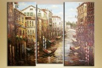 Картина Magic Color Triptych Cities and Countries (2658686)