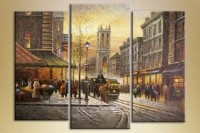 Картина Magic Color Triptych Cities and Countries (2658687)