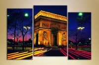 Картина Magic Color Triptych Cities and Countries (2658690)