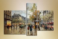 Картина Magic Color Triptych Cities and Countries (2658693)