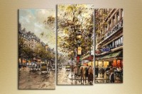 Картина Magic Color Triptych Cities and Countries (2658694)