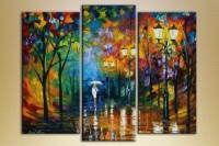 Pictură Magic Color Triptych Cities and Countries (2658699)