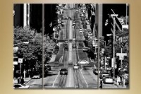 Картина Magic Color Triptych City Street California (2658910)