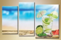 Pictură Magic Color Triptych Cocktail (1547226)
