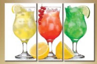 Pictură Magic Color Triptych Cocktails 3 (1547225)