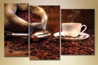 Pictură Magic Color Triptych Coffee (1547231)