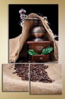 Pictură Magic Color Triptych Coffee and Coffee Grinder (1547247)