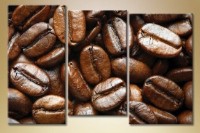 Pictură Magic Color Triptych Coffee Beans (1547221)