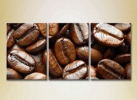 Pictură Magic Color Triptych Coffee Beans (2698662)