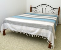 Cuvertura India Waves Light Blue 225x265cm imaginea #2 — magazin online Desire.md