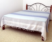 Cuvertura India Waves Blue 225x265cm imaginea #2 — magazin online Desire.md