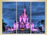 Картина Magic Color Triptych Disneyland France (2658443)