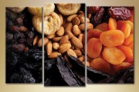 Pictură Magic Color Triptych Dried Fruits (1547271)